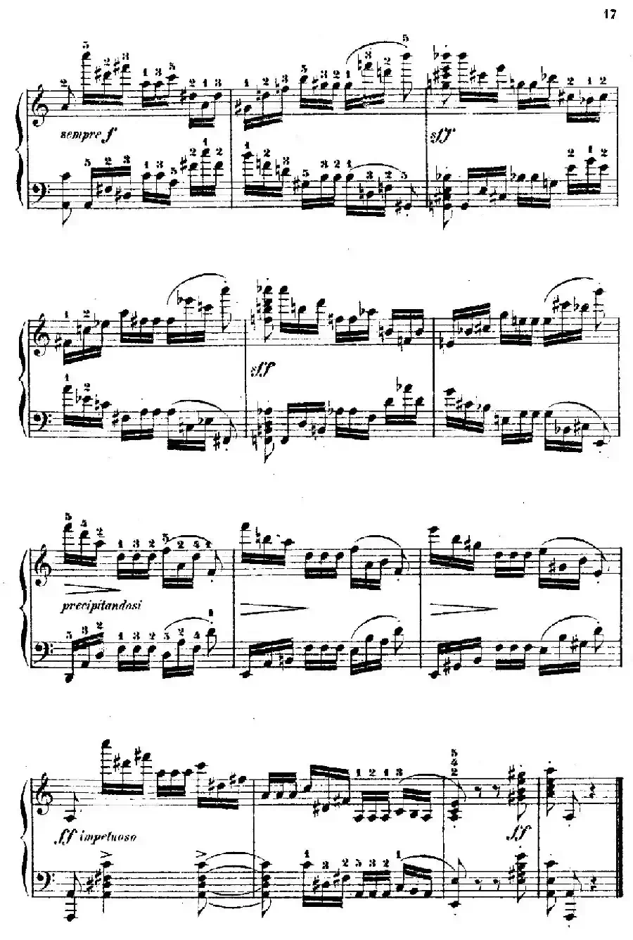 Douze Etudes de Salon Op.5（12首沙龙练习曲·3）