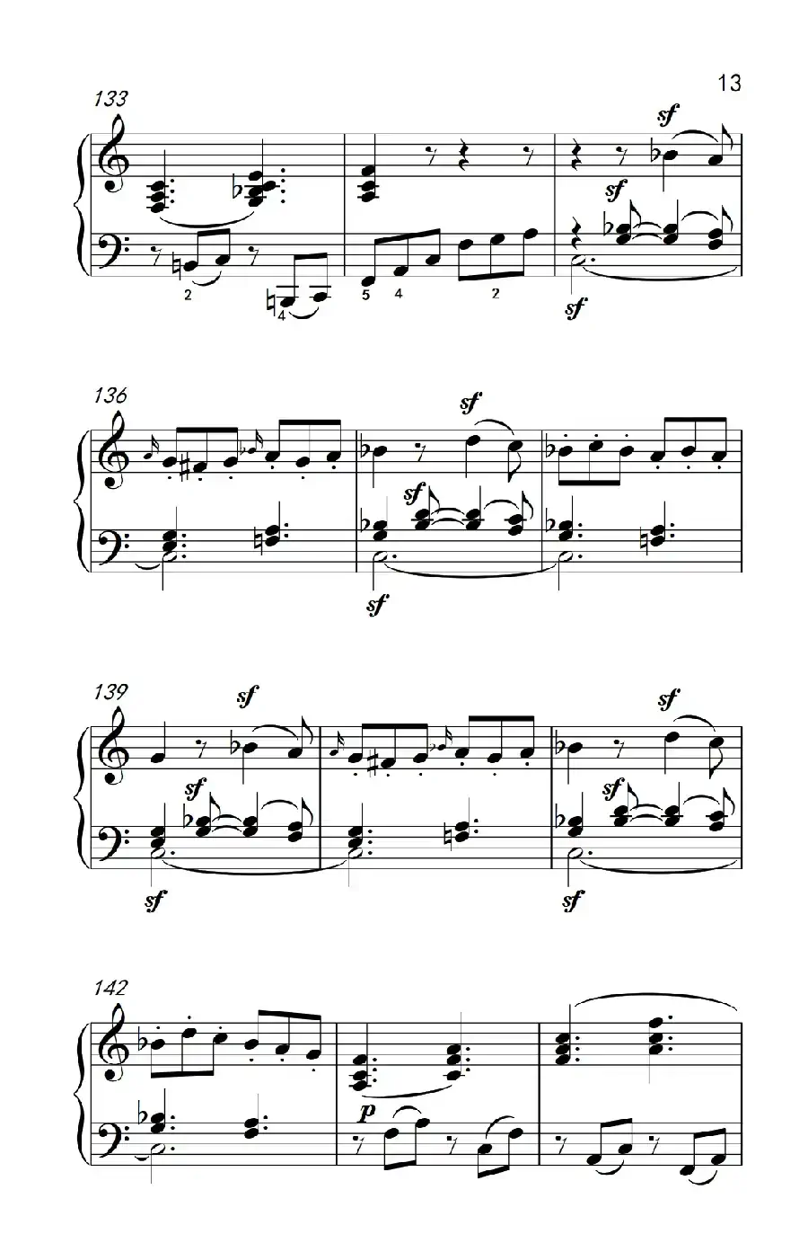 奏鸣曲 Opus 2 Nr.3 第四乐章(贝多芬奏鸣曲集 1)