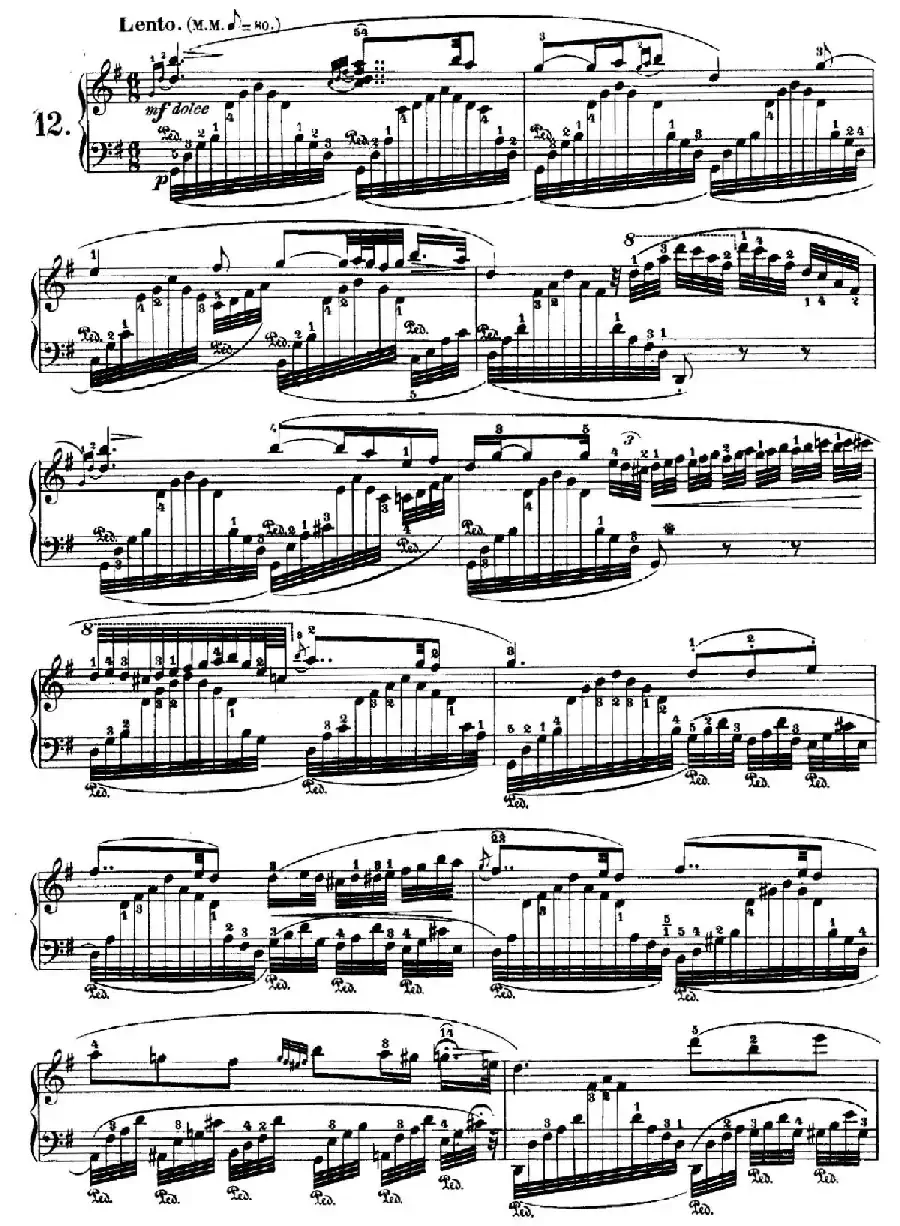 Nocturne No.12 in G Major （G大调第十二号夜曲）