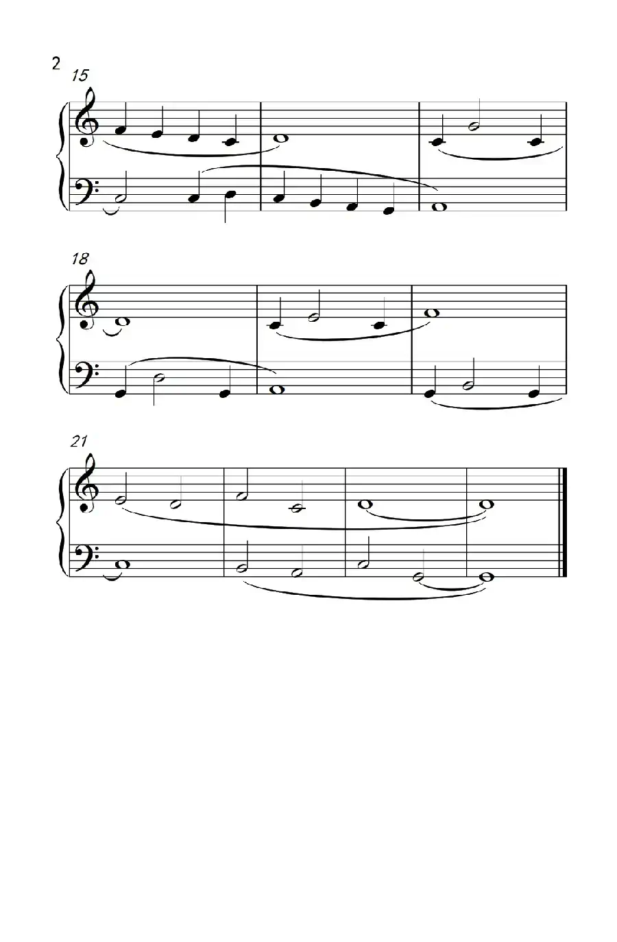 低五度卡农（巴托克 小宇宙 钢琴教程 1）