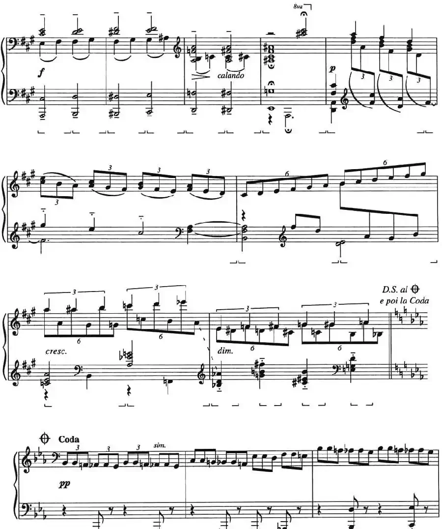 Etude 1.Liza（乔治·格什温练习曲·1、莉萨）