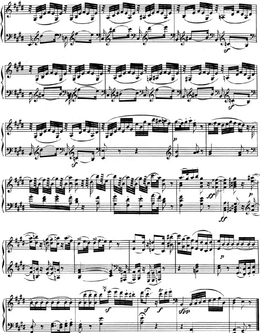 贝多芬钢琴奏鸣曲03 C大调 Op.2 No.3 C major