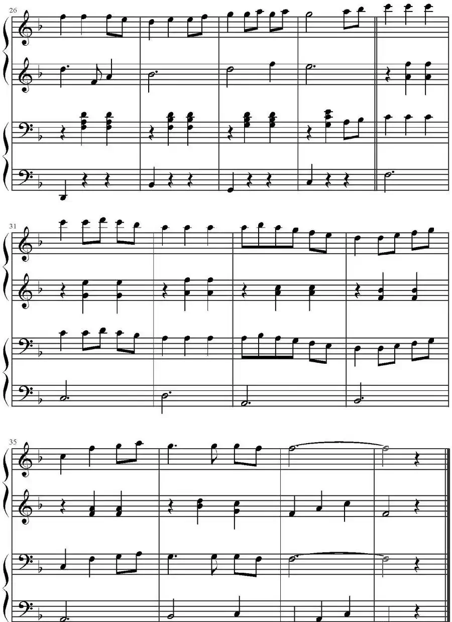 总是一次又一次(《神隐少女》主题曲、四手联弹)