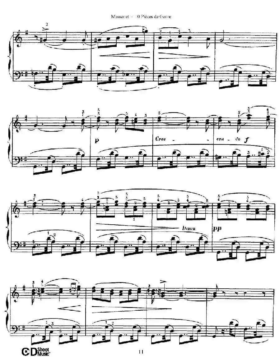 Dix Pièces de Genre Op.10（10首个性小品·Ⅲ）