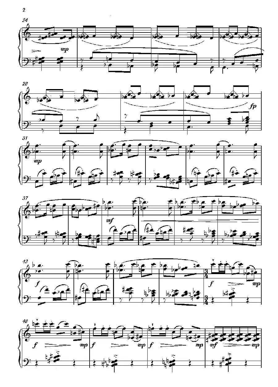第4钢琴奏鸣曲Piano Sonata No.4（第一乐章）