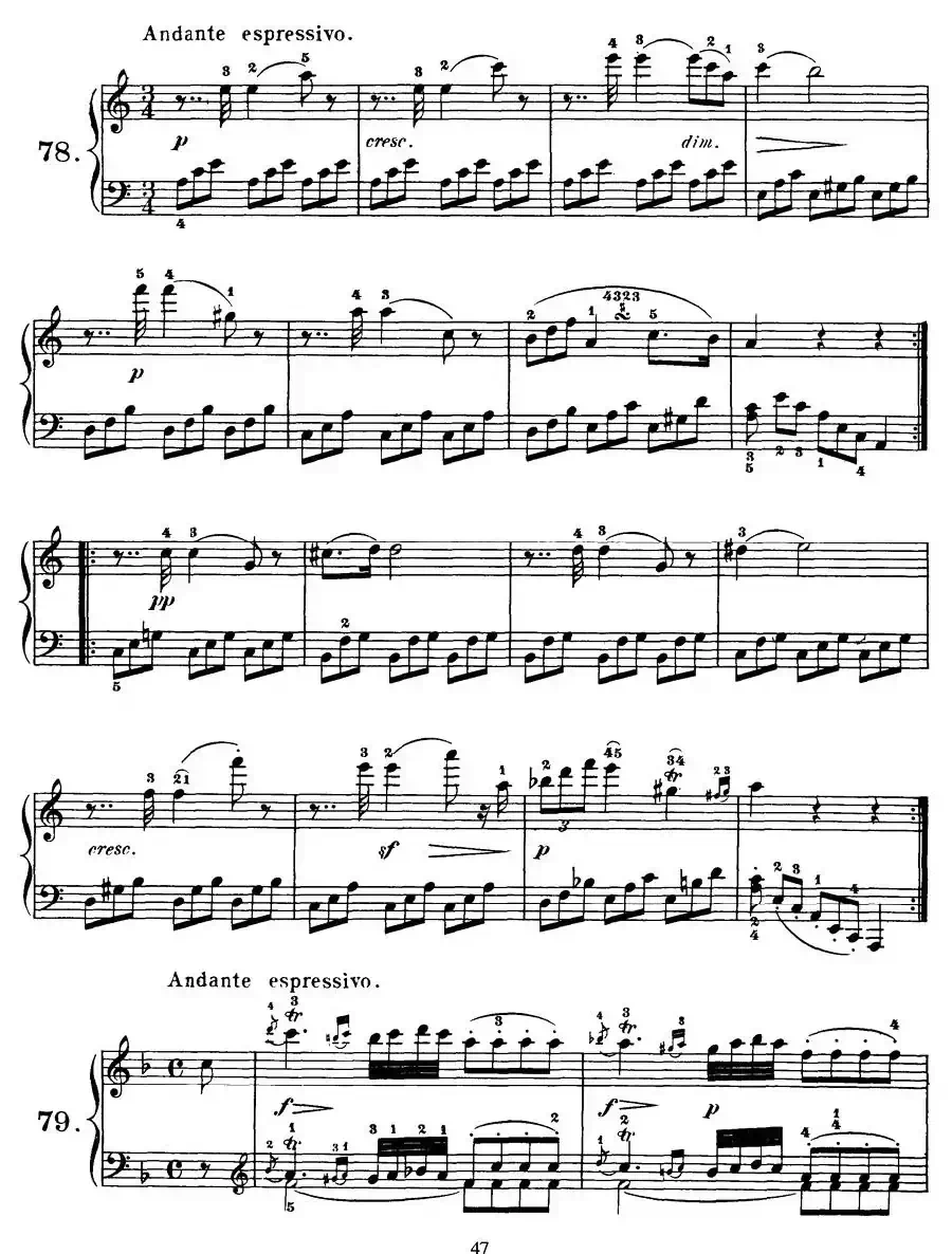 Czerny - 100 Progressive Studies Op.139（69—77）
