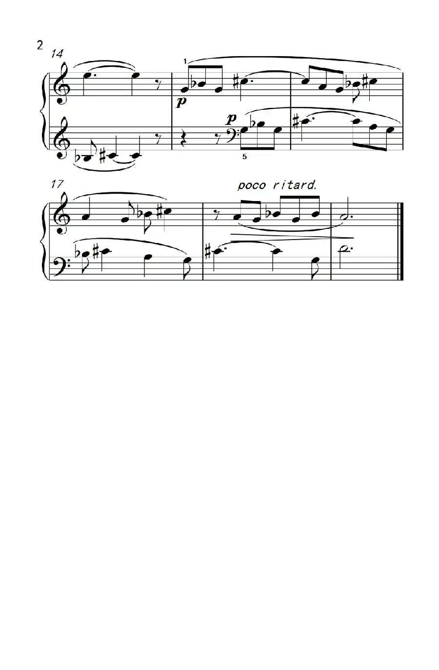 东方风格（巴托克 小宇宙 钢琴教程 2）