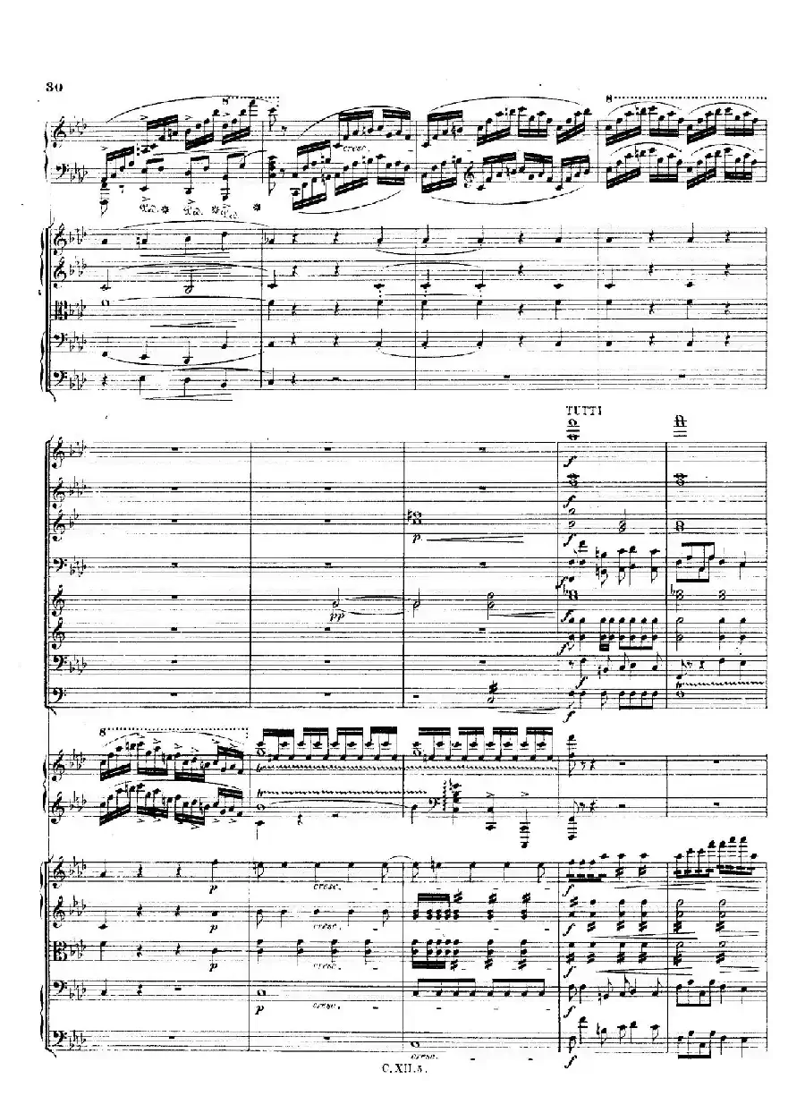 Piano Concerto No.2 in f Minor Op.21（f小调第二钢琴协奏曲·总谱）
