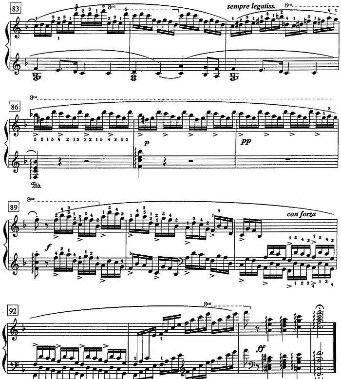钢琴教程第八级 练习曲（Op.10 No.8）
