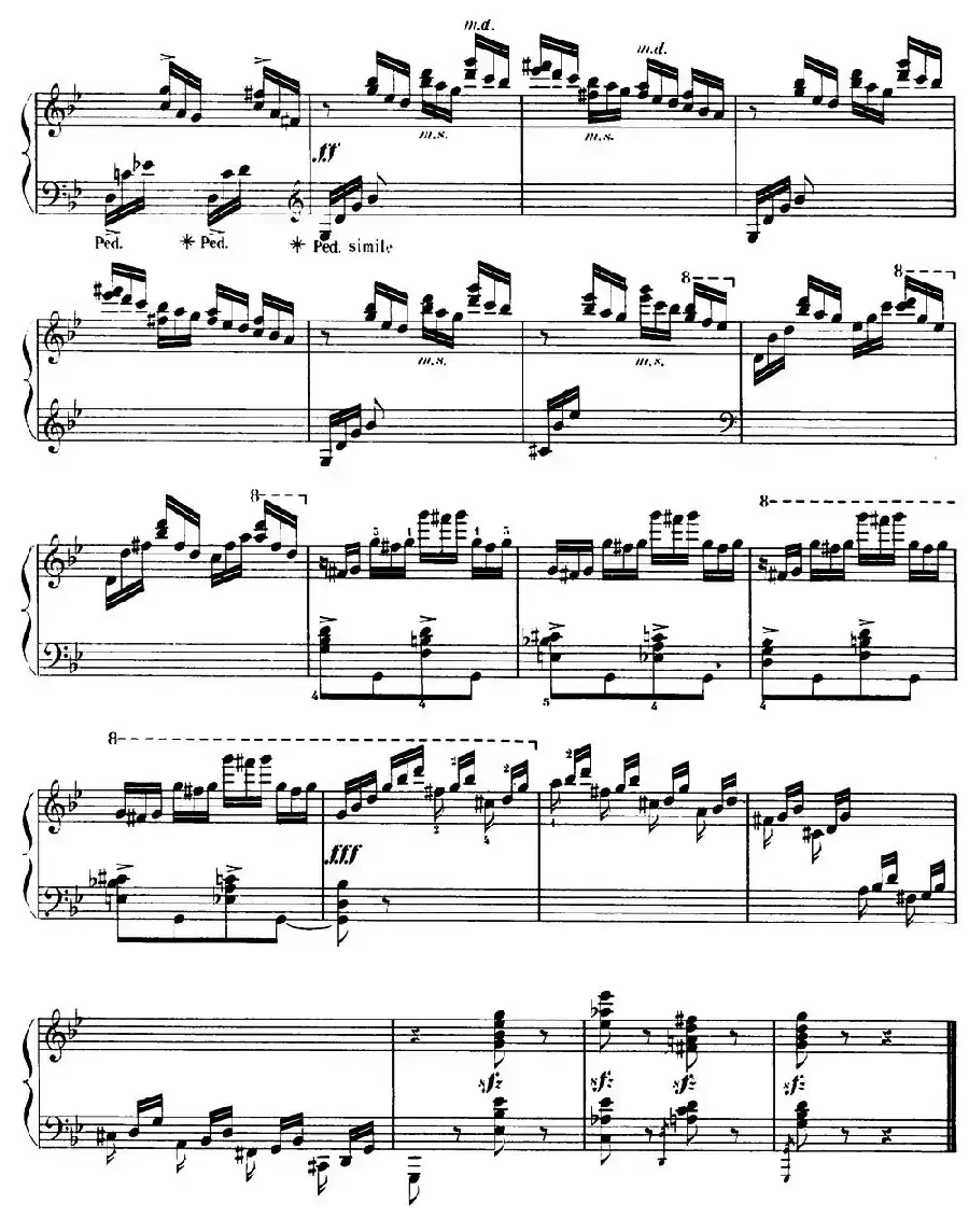 15 Etudes de Virtuosité, Op.72 No.2（十五首钢琴练习曲之二）
