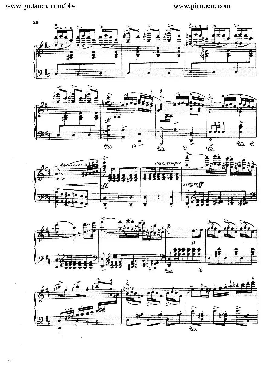 Spanish Dances Op.12（西班牙舞曲·钢琴独奏版）
