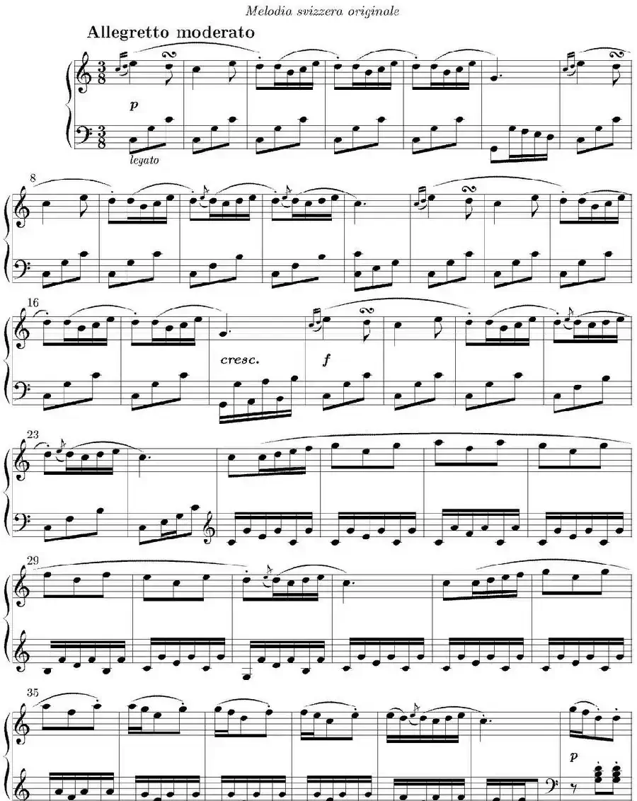 6 Sonatinas Op.36（6首钢琴小奏鸣曲-5）