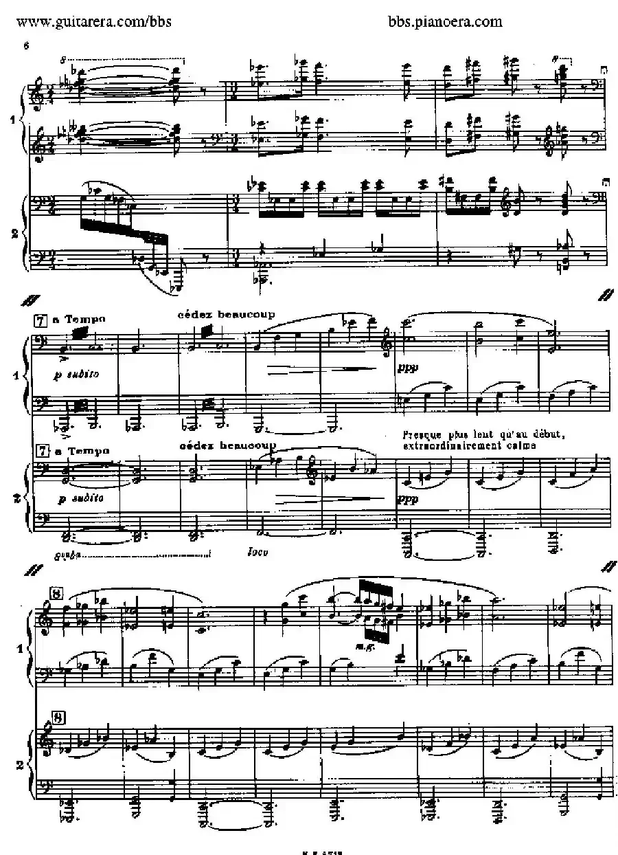 Sonata for Two Pianos（双钢琴奏鸣曲）