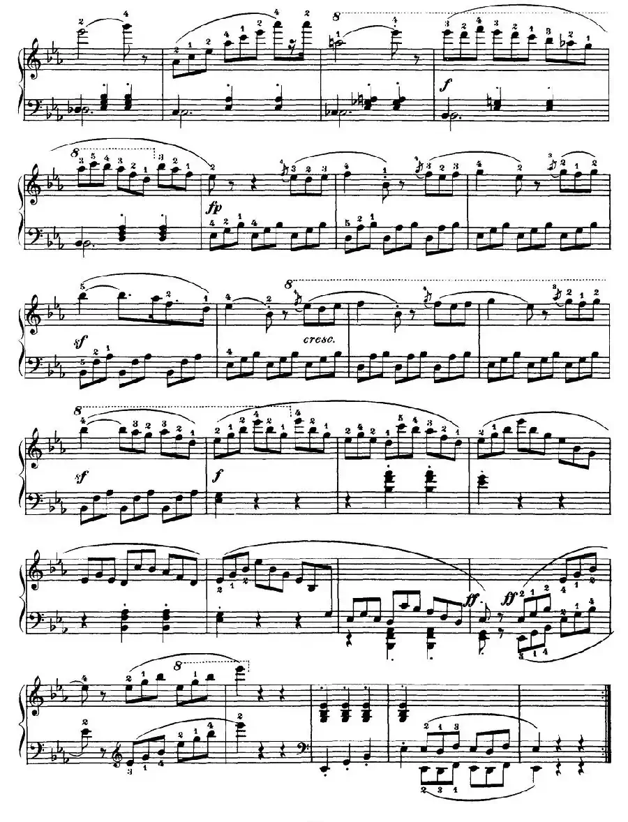 One Hundred and Ten Easy and Progressive Exercises Op.453（车尔尼110首简易练习曲 72——80）