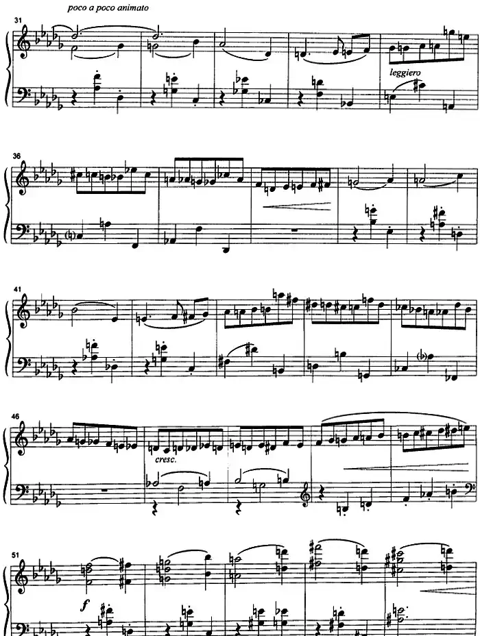 钢琴上的福斯特(钢琴独奏曲4首)