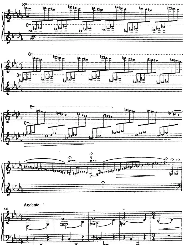 钢琴上的福斯特(钢琴独奏曲4首)