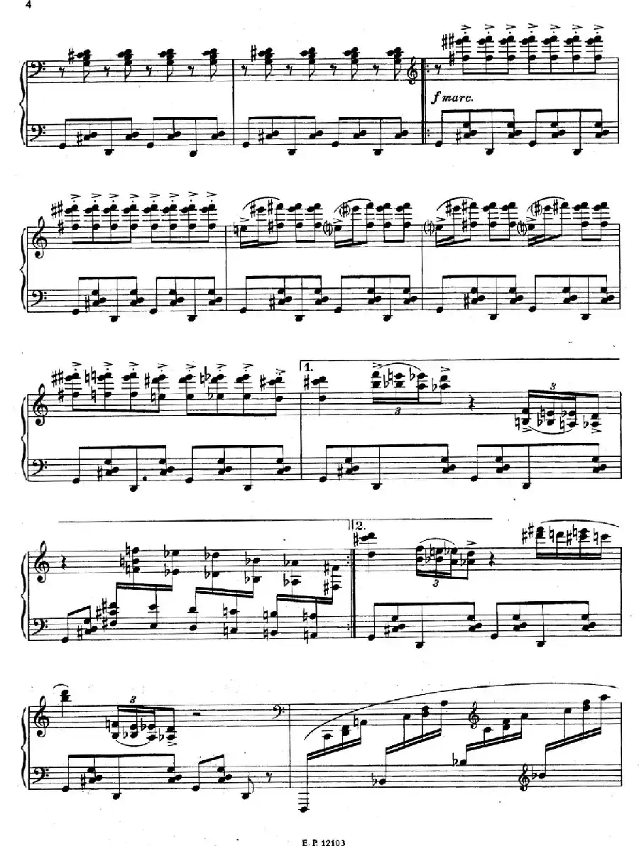Sabre Dance（马刀舞曲）（索兰改编钢琴独奏版）