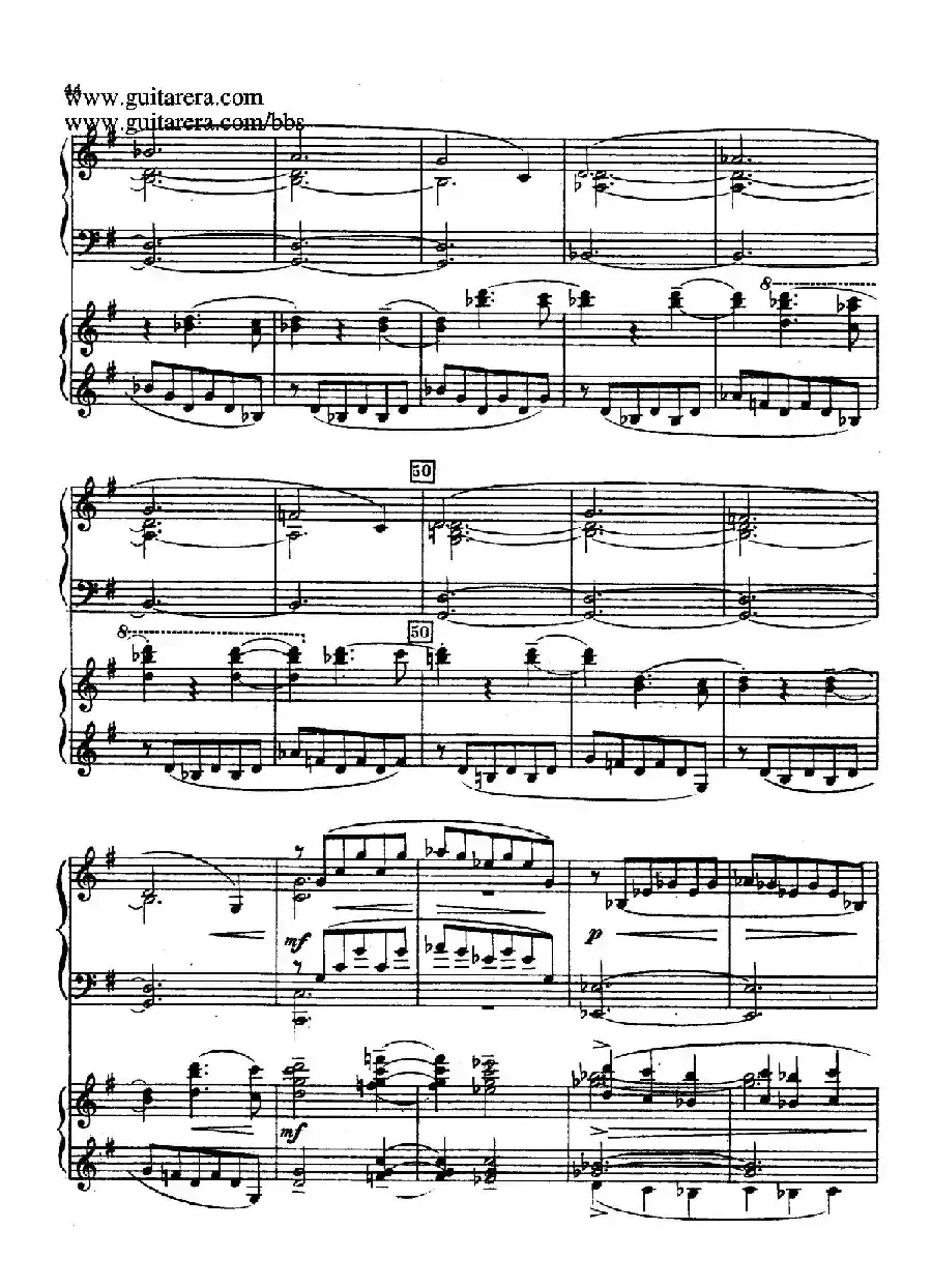 第二双钢琴组曲 Suite for Two Pianos No.2 Op.17（2. 圆舞曲 Valse）