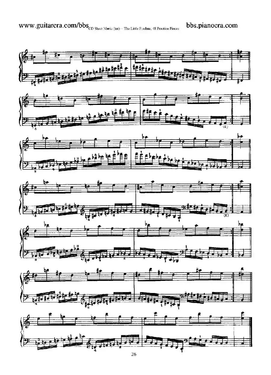 48 Practice Pieces（四十八首钢琴练习曲）