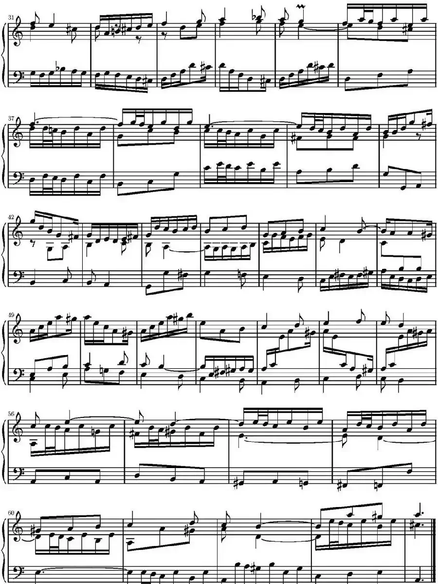 15首巴赫三部创意曲集（NO.13）