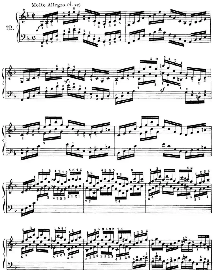 40首车尔尼Op.299钢琴快速练习曲(NO.12)