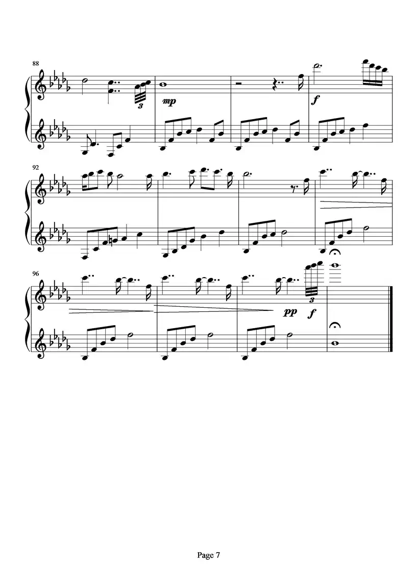 I miss you（靖靖记谱制谱版）