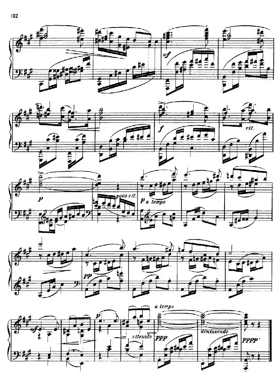 24 Characteristic Pieces Op.36（24首性格小品·19）