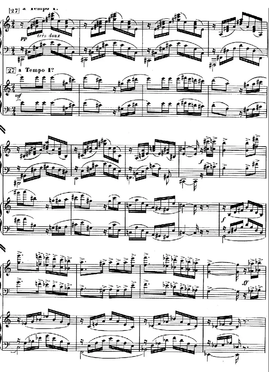 Piano Concerto in c-sharp Minor （升c小调钢琴协奏曲·第一乐章）