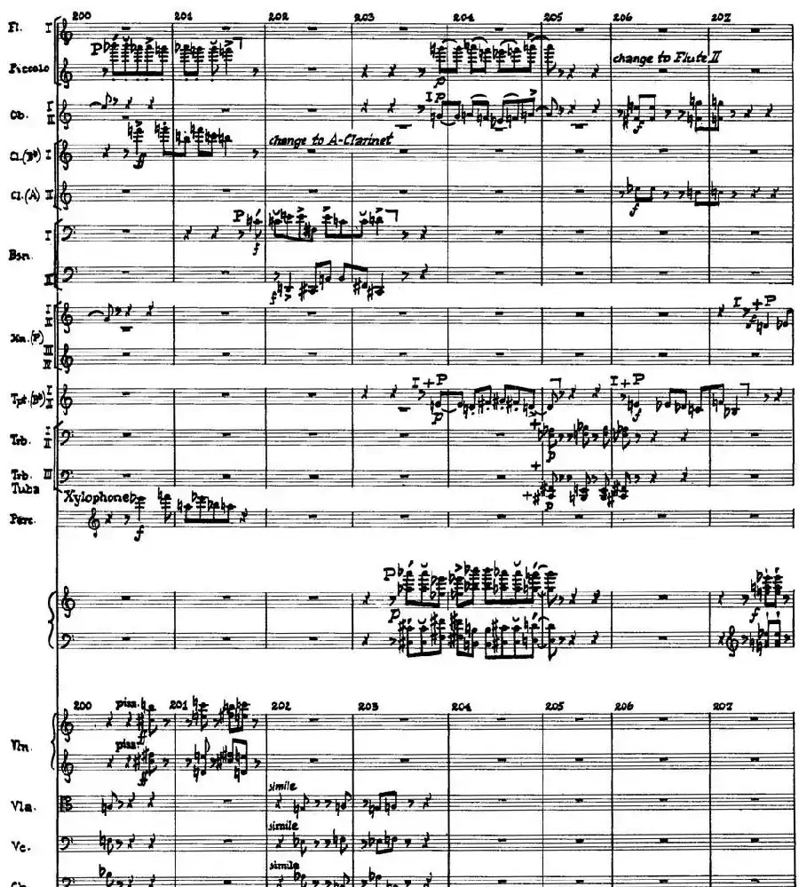 Piano Concerto Op.42（钢琴协奏曲总谱P1-34）