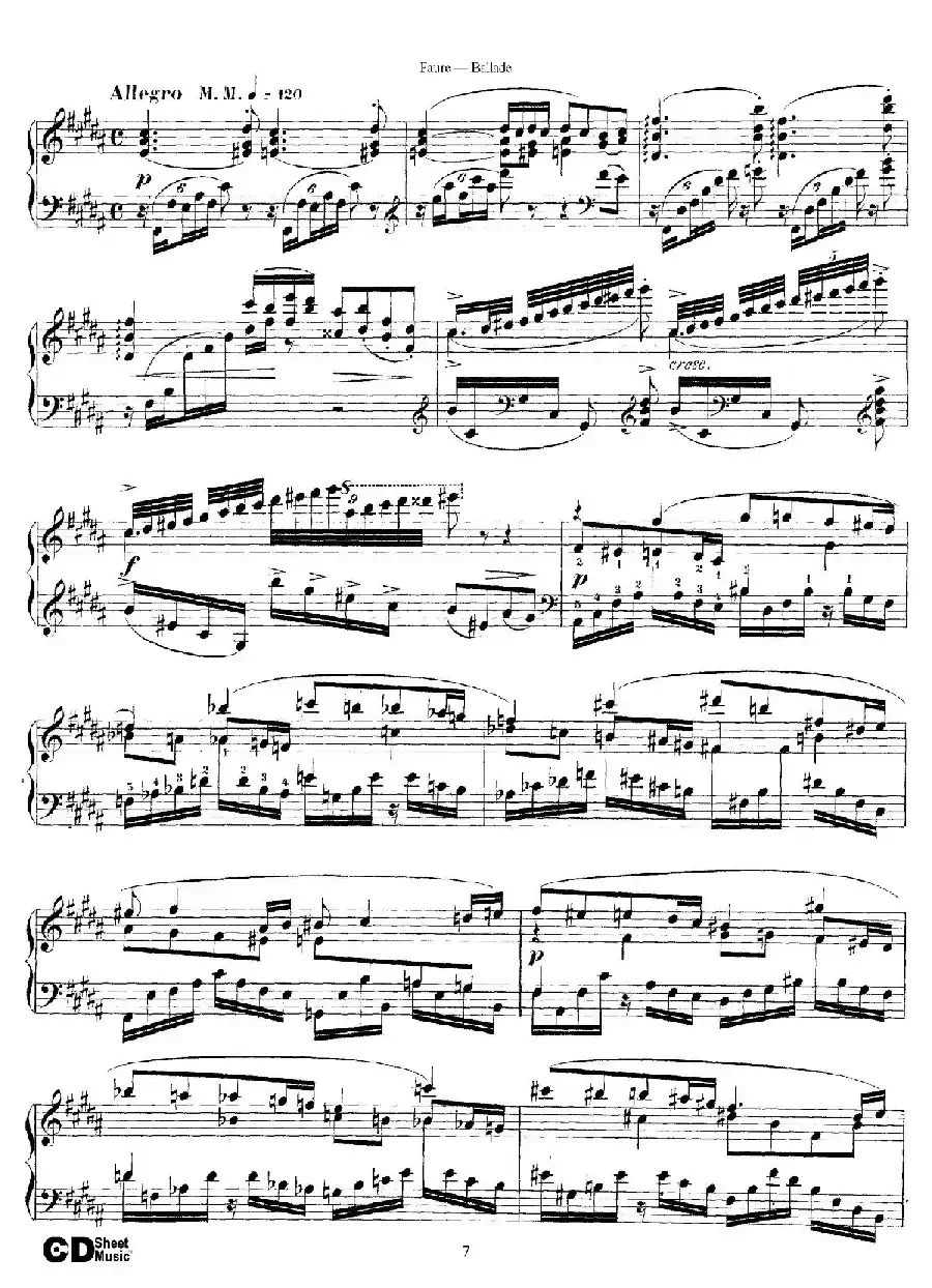 Ballade Op.19（叙事曲）