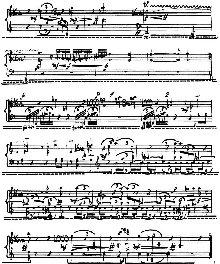 为加料钢琴而作的奏鸣曲与间奏曲（9）