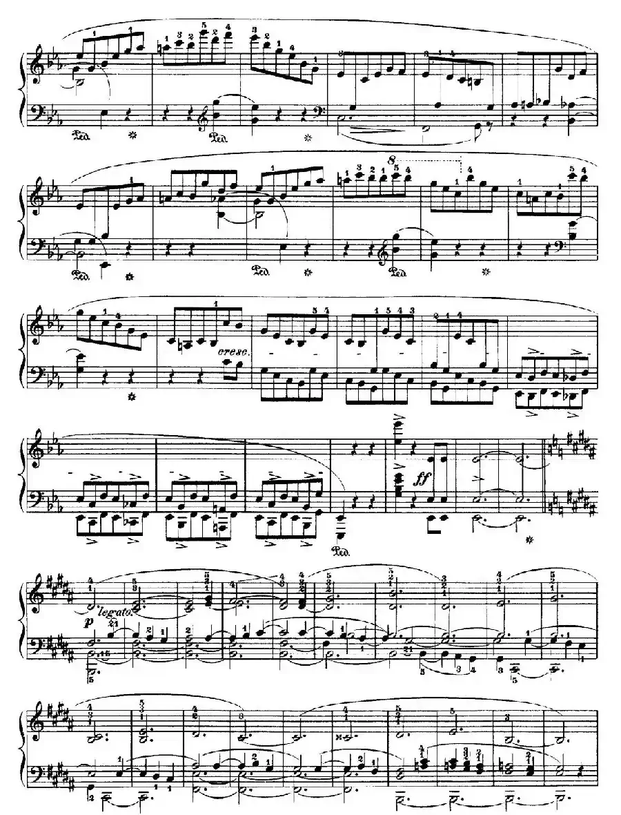 Piano Sonata No.3 in b Minor Op.58（b小调第三钢琴奏鸣曲·第二乐章）