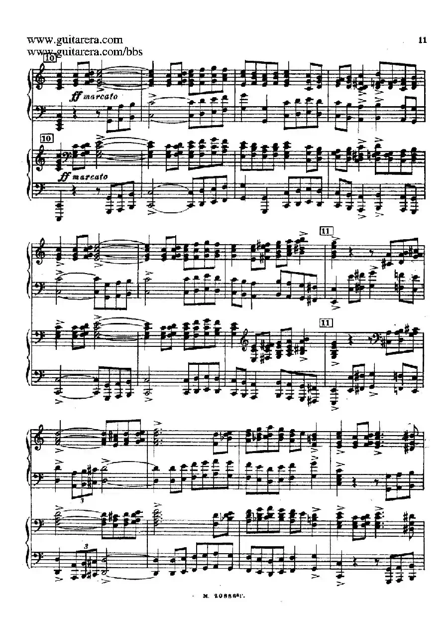 第二双钢琴组曲 Suite for Two Pianos No.2 Op.17（1. 引子 Introduction）