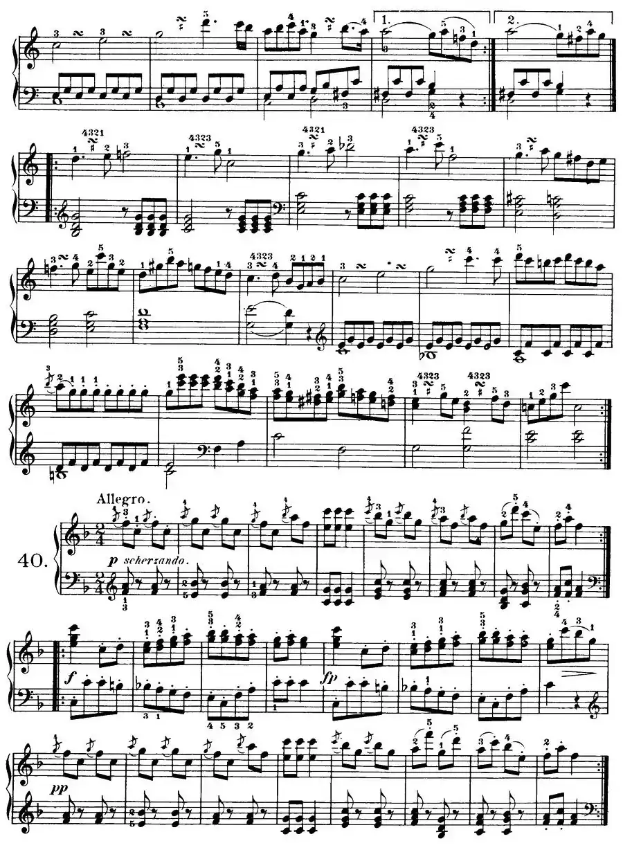 Czerny - 100 Progressive Studies Op.139（37—46）