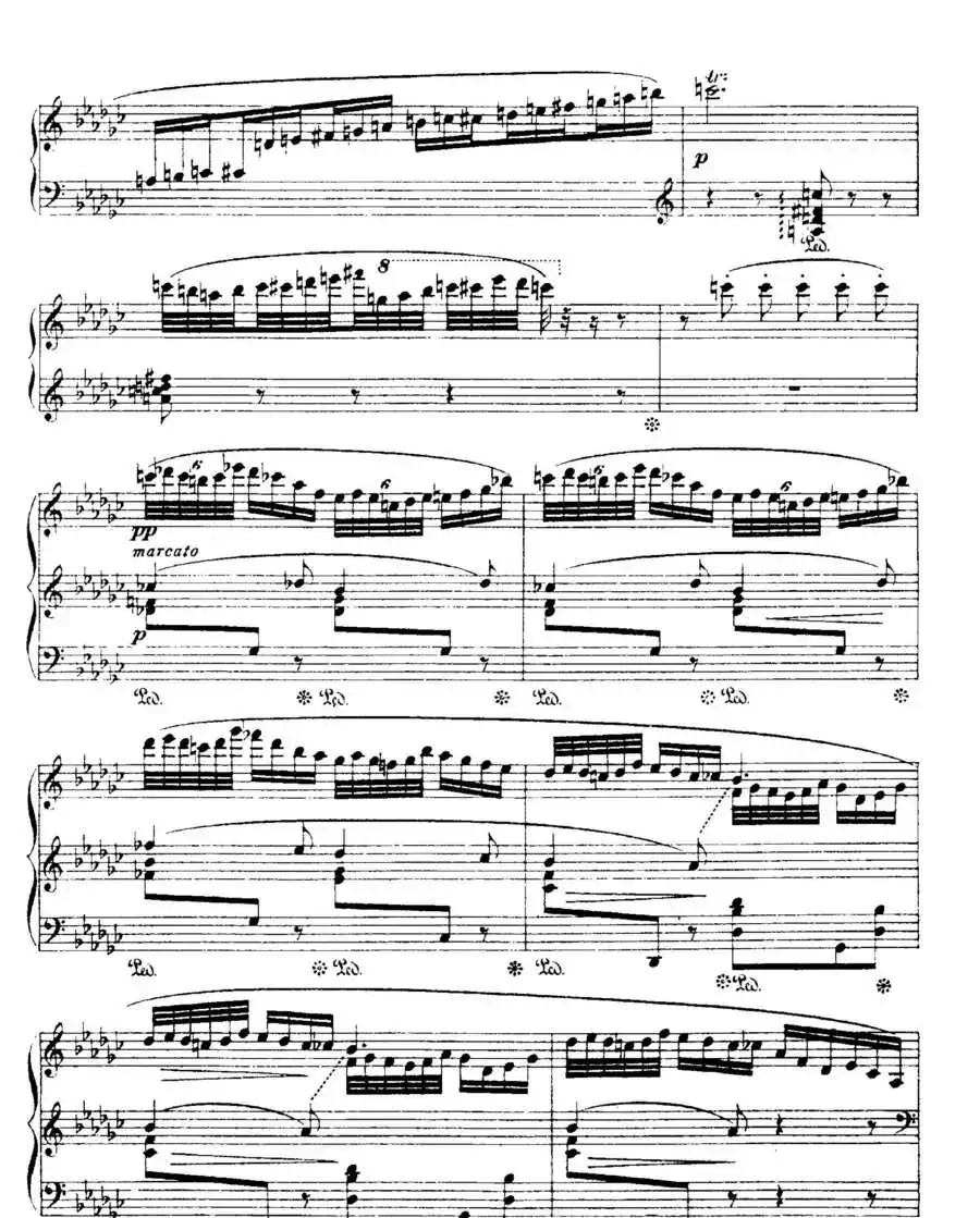 福雷13首船歌：Barcarolle No·3 in G-flat, Op·42