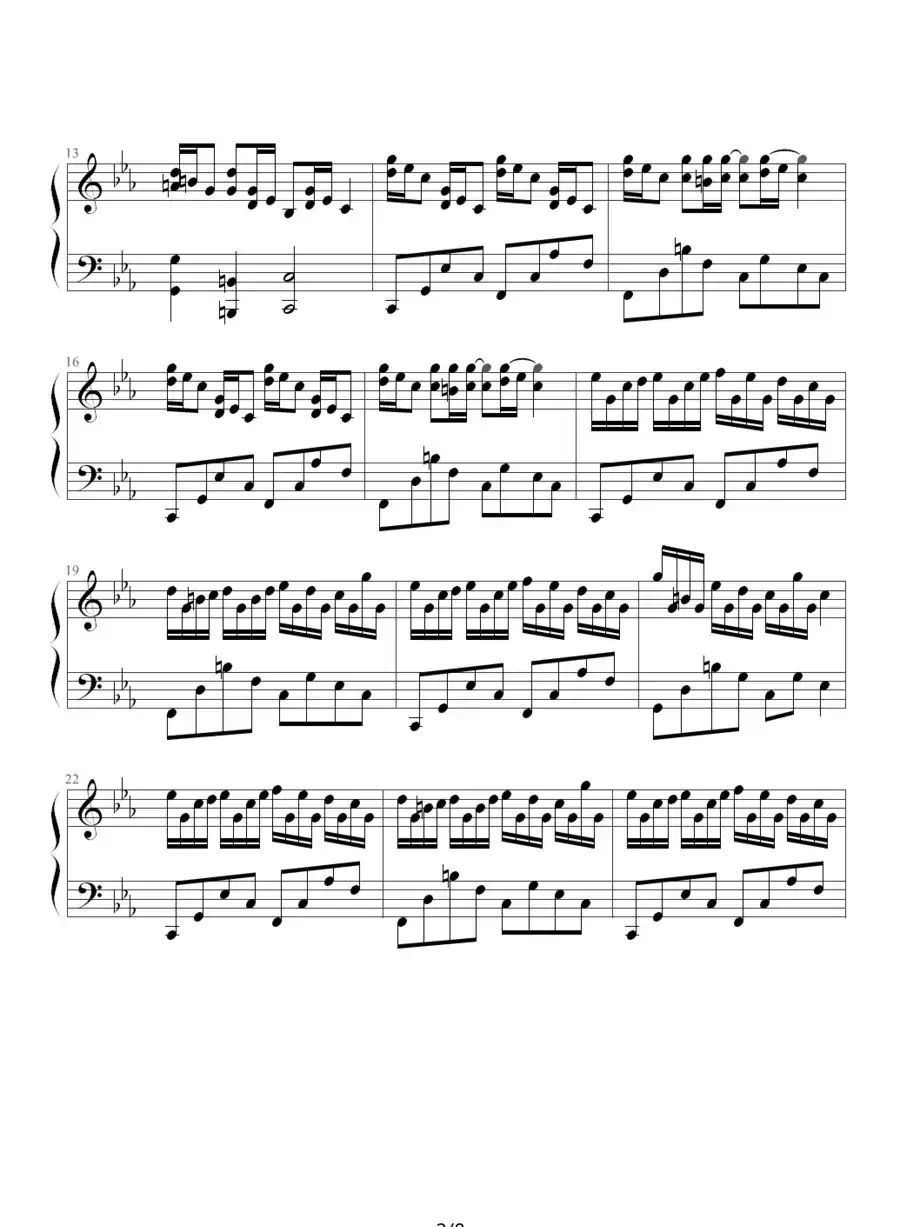 克罗地亚狂想曲(Tonci Huljie 制谱版)