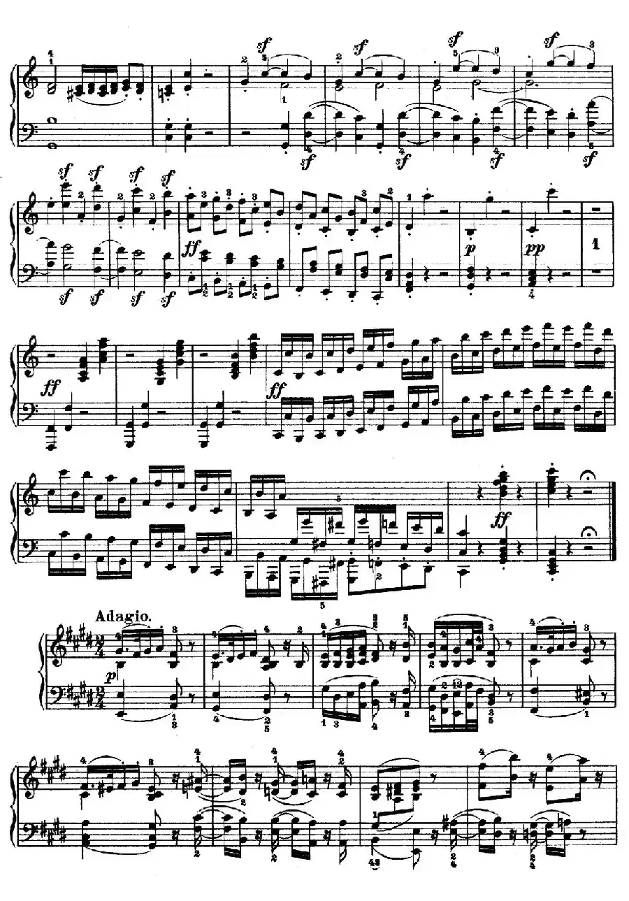 Piano Sonata in C Op.2 No.3（C大调第三钢琴奏鸣曲）