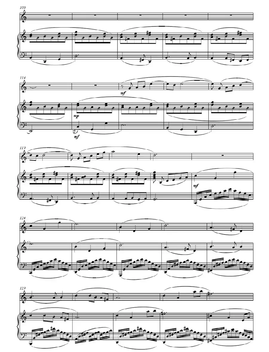 村寨欢歌(笛子与钢琴)