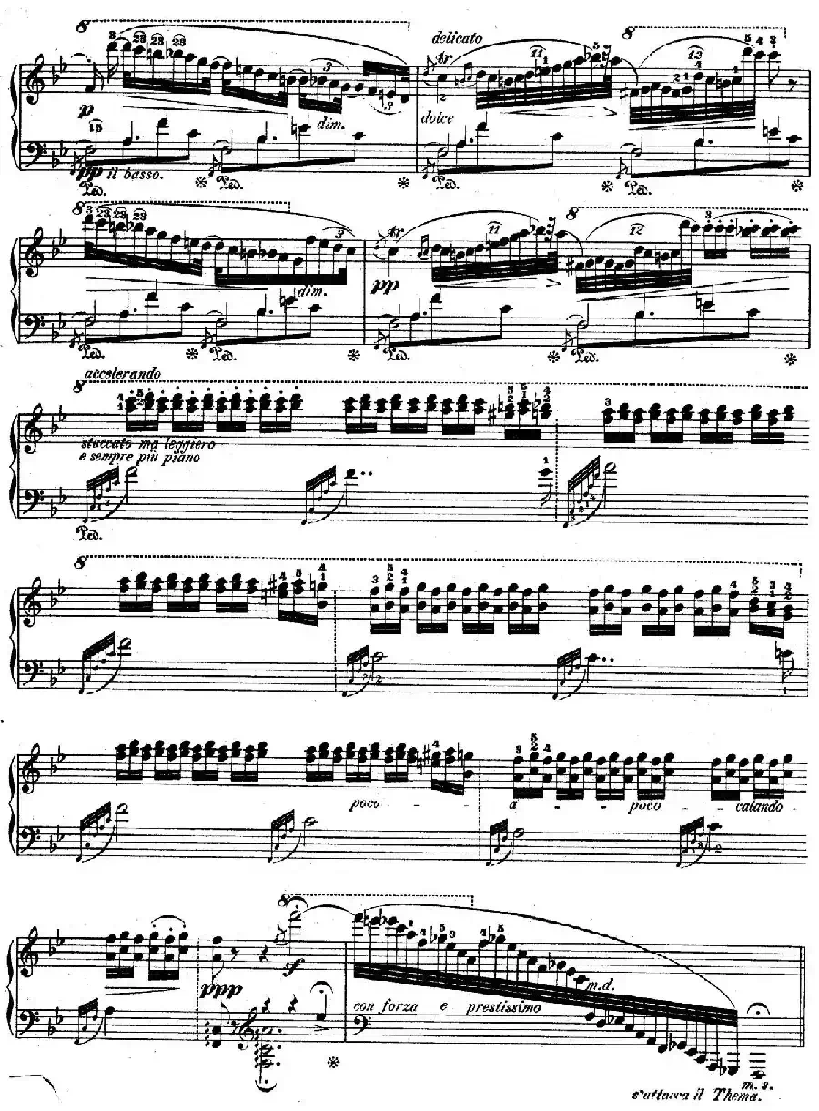 降B大调莫扎特主题变奏曲 Op.2（为钢琴与乐队而作）