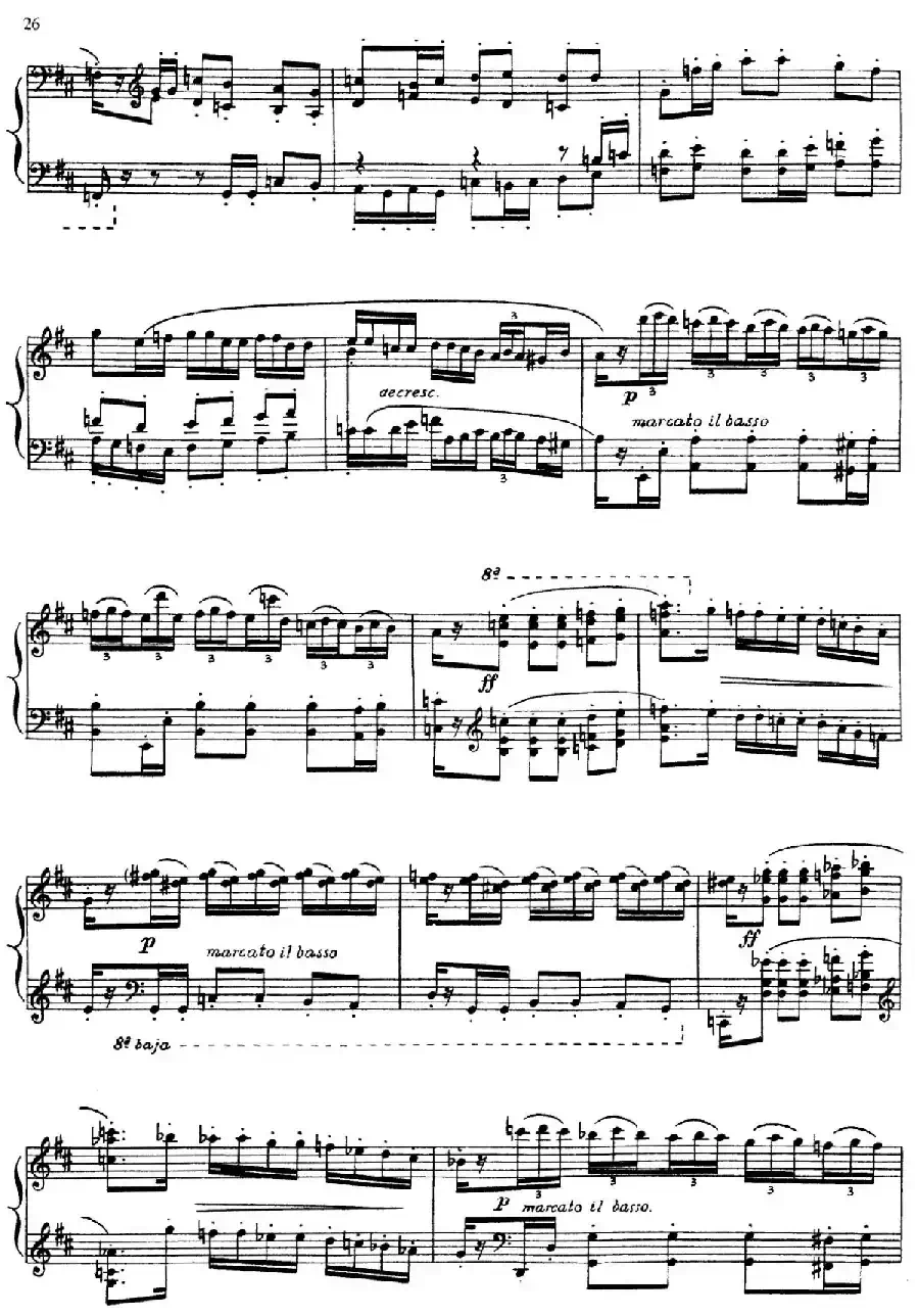 5首卡斯蒂利亚奏鸣曲（Ⅲ sonata en Re）