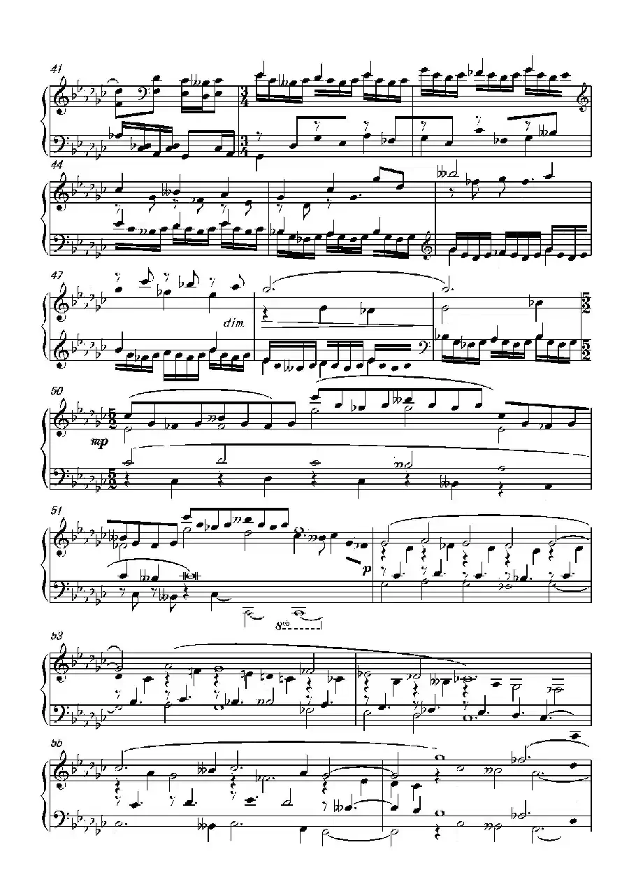 第十九钢琴奏鸣曲(读李清照《凤凰台上忆吹箫》有感)(三个乐章)