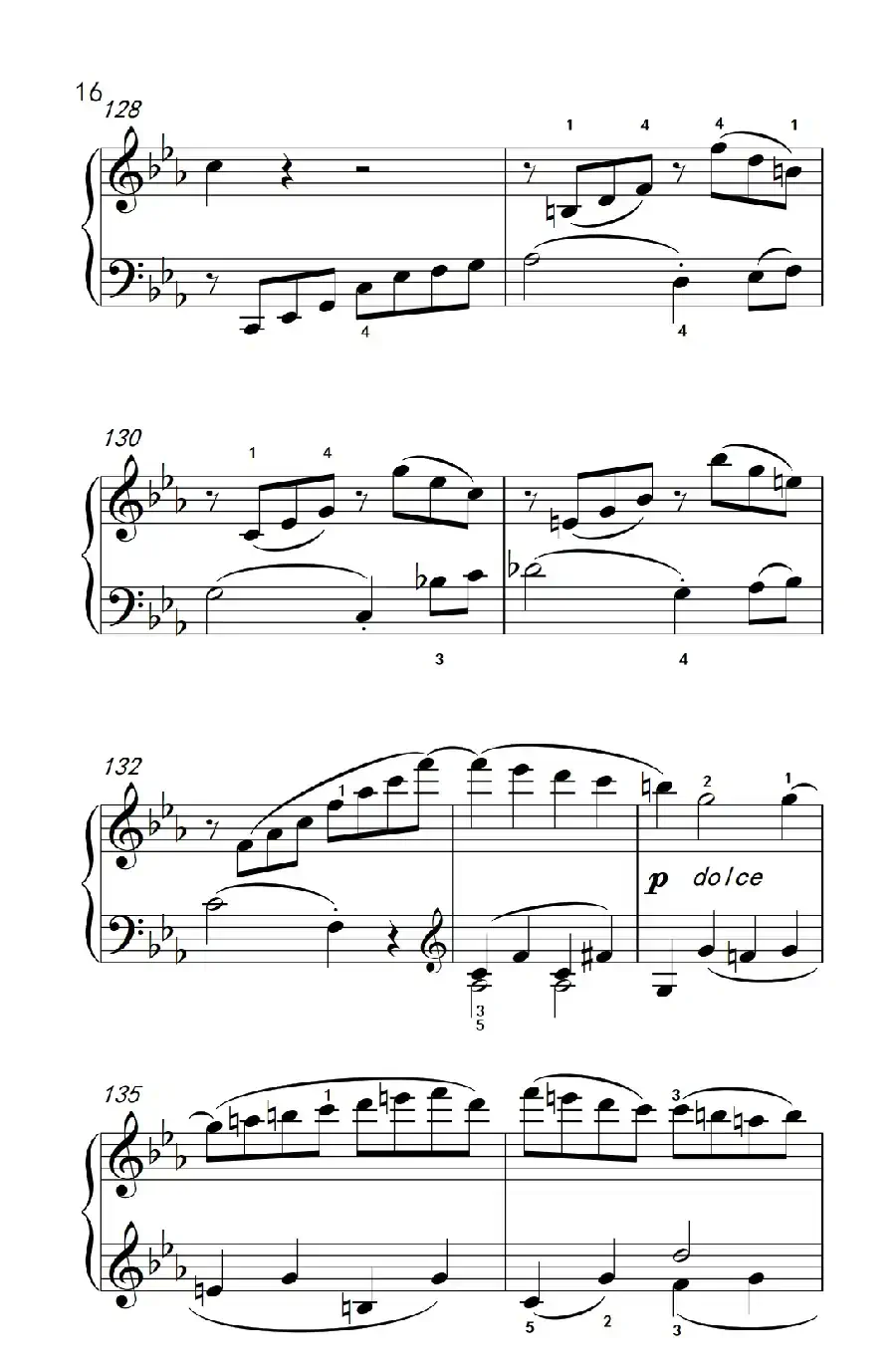 第八钢琴奏鸣曲（悲怆） 快板的回旋曲