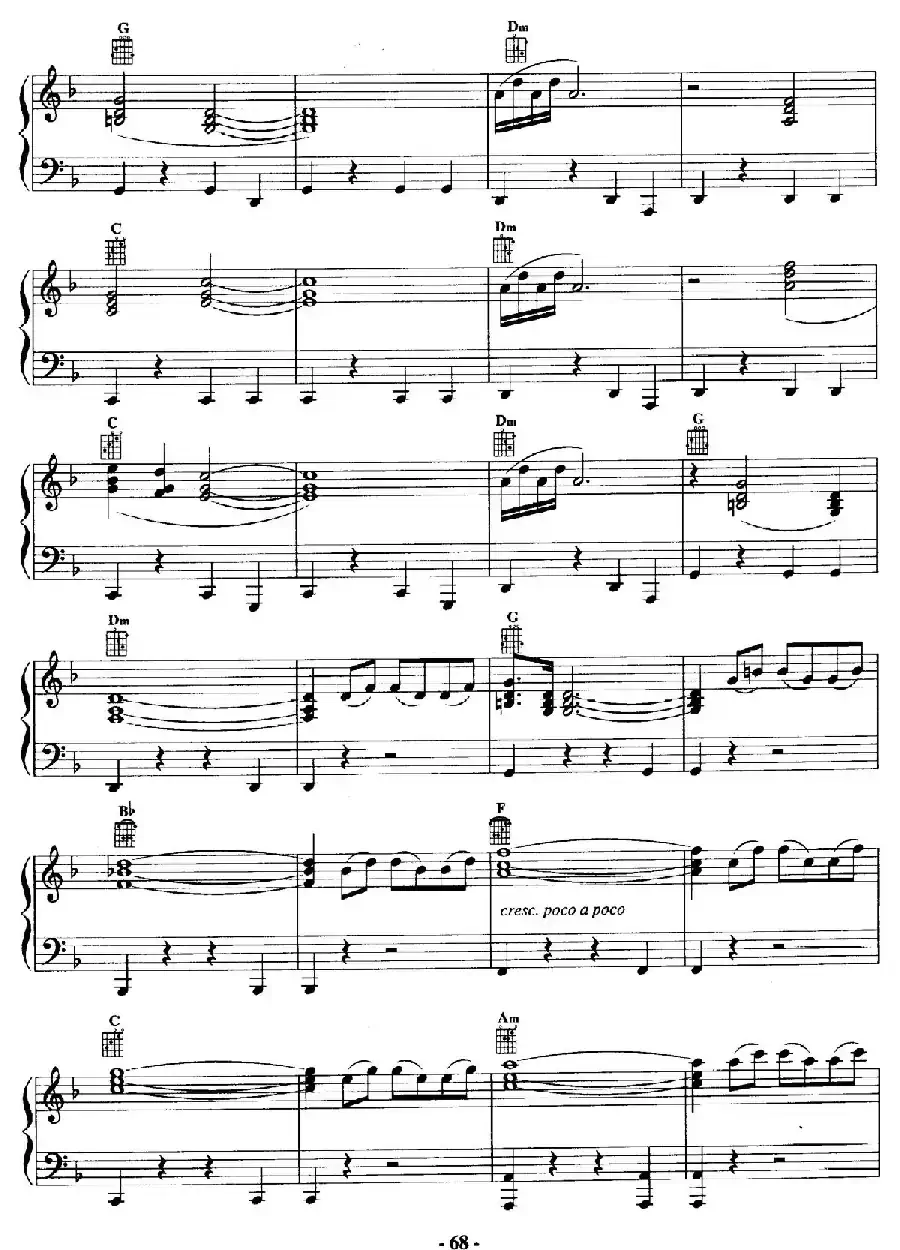 电影配乐大师莫瑞康最佳20首钢琴谱（Best of Ennio Morricone·20）