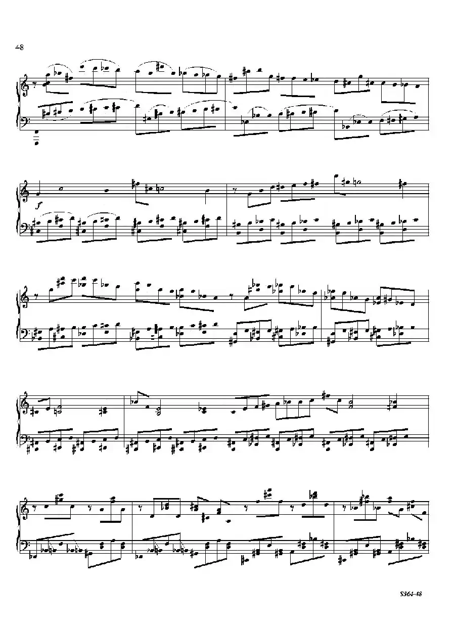 Piano Sonata No.8（第八钢琴奏鸣曲）（3）