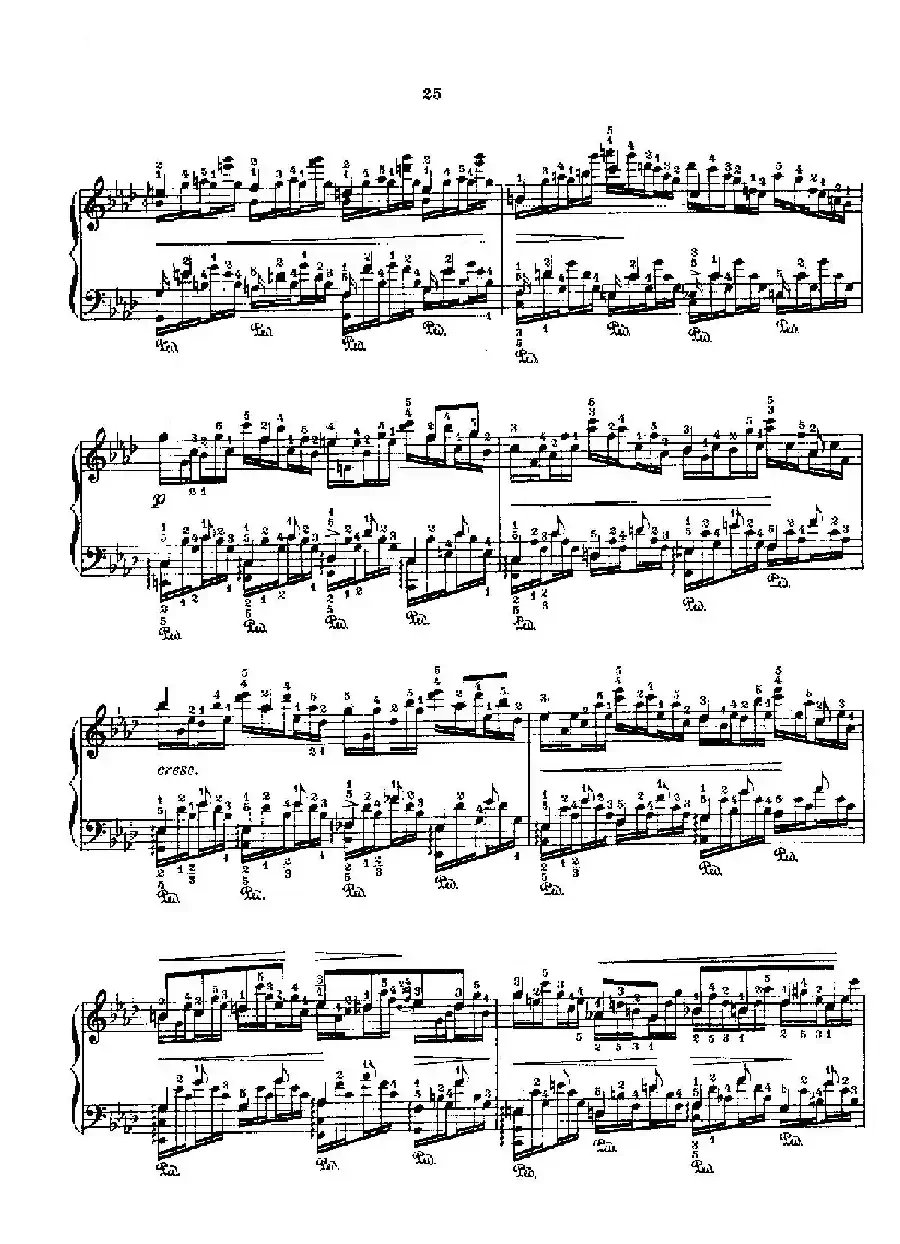 53首以肖邦练习曲为素材而作的练习曲（No.25）