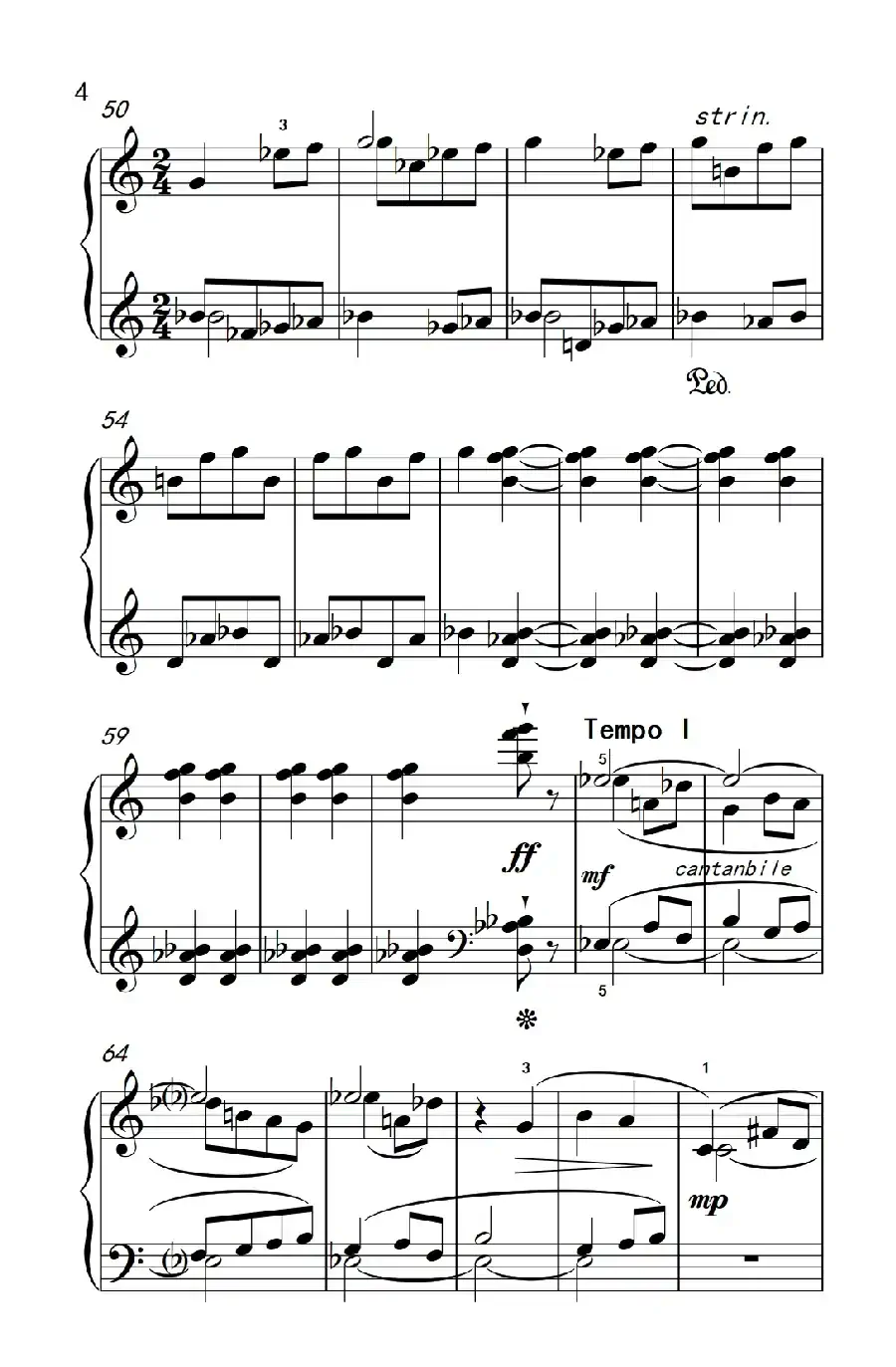 全音音阶（巴托克 小宇宙 钢琴教程 5）