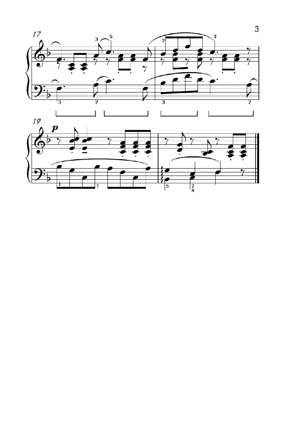 快乐的农夫（老年大学 钢琴教程 2）