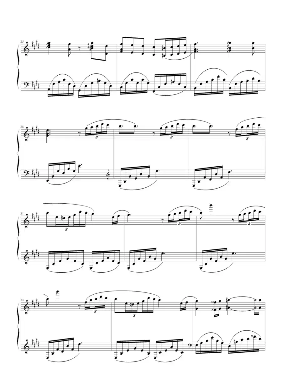 肖邦的钢琴叙事曲