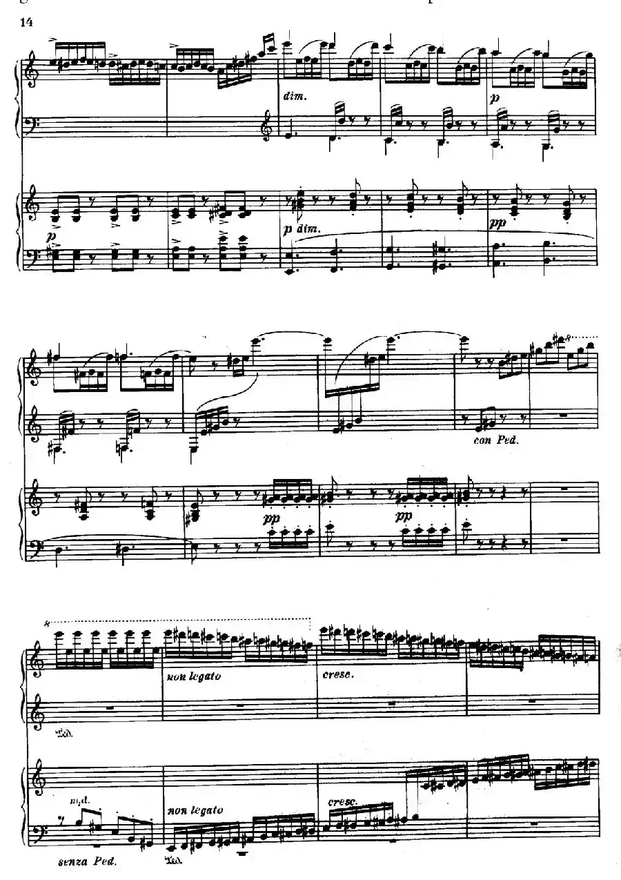 Introduction et Rondo Capriccioso Op.28（引子与随想回旋曲·双钢琴）