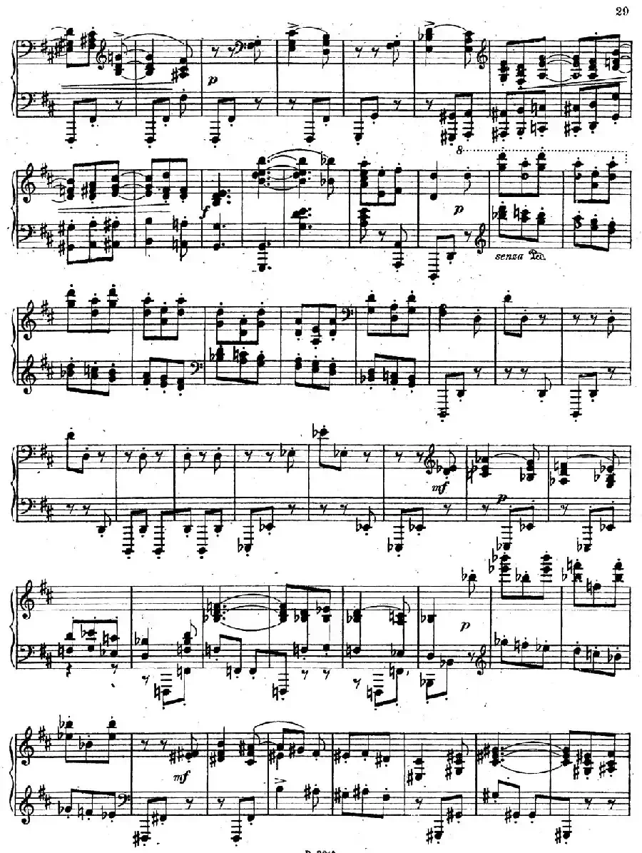 Four Pieces 4首小品 Op.2（Ⅳ）